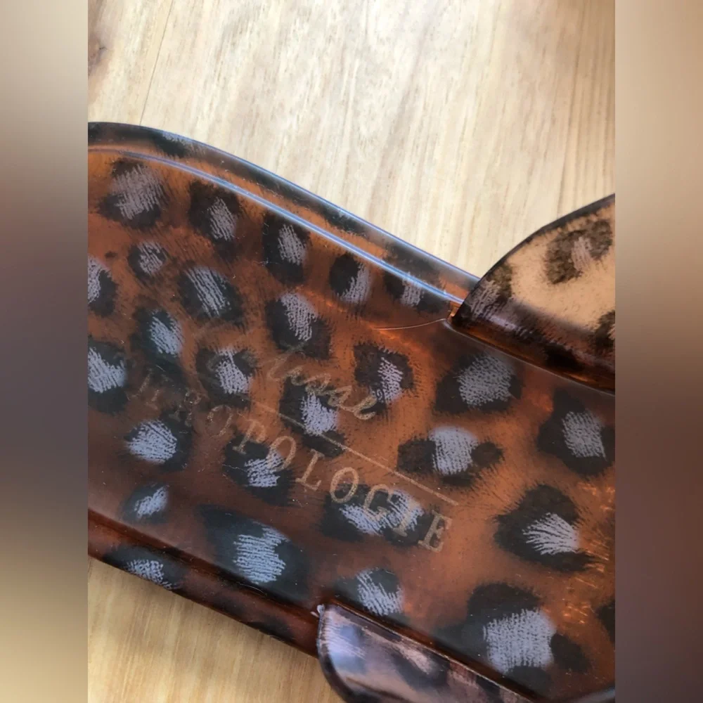 Anthro x Matisse Brown Jelly Slide Sandals - Picture 7 of 11